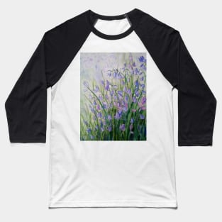 Bluebells watercolour painting Baseball T-Shirt